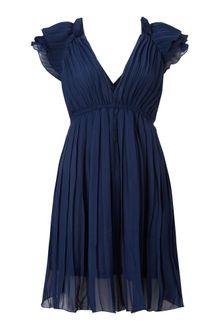 Pussycat Pleated Wrap Vneck Dress - Lyst