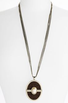 St. John  Multi Chain Pendant Necklace - Lyst