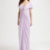 Tadashi Shoji Silk Chiffon Gown in Purple (lavender) - Lyst