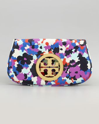  Floral Logo Clutch 