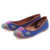 Twelfth Street By Cynthia Vincent Sage Embroidered Ballet Flats in Multicolor (blue) - Lyst