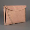 Victoria Beckham Leather Clutch in Beige (nude) - Lyst