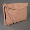 Victoria Beckham Leather Clutch in Beige (nude) - Lyst
