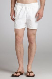 Vilebrequin White Mars Swim Trunks - Lyst