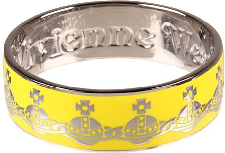 Vivienne Westwood Orb Bangle in Yellow (y) - Lyst