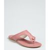 Balenciaga Dusty Pink Leather Arena Tooled Thong Sandals in Pink - Lyst