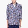 Comme Des Garçons 34 Sleeve Poplin Shirt in Blue for Men - Lyst