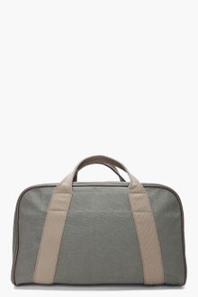 Comme Des Garçons Olive Black Canvas Duffle Bag - Lyst