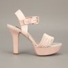 Dolce & Gabbana Woven Strap Sandal in Pink - Lyst