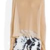 Elizabeth And James Aaliyah Silk Chiffon Blouse in Pink (blush) - Lyst