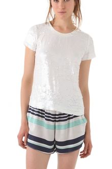 Elizabeth And James Sequin Tomboy Tee - Lyst
