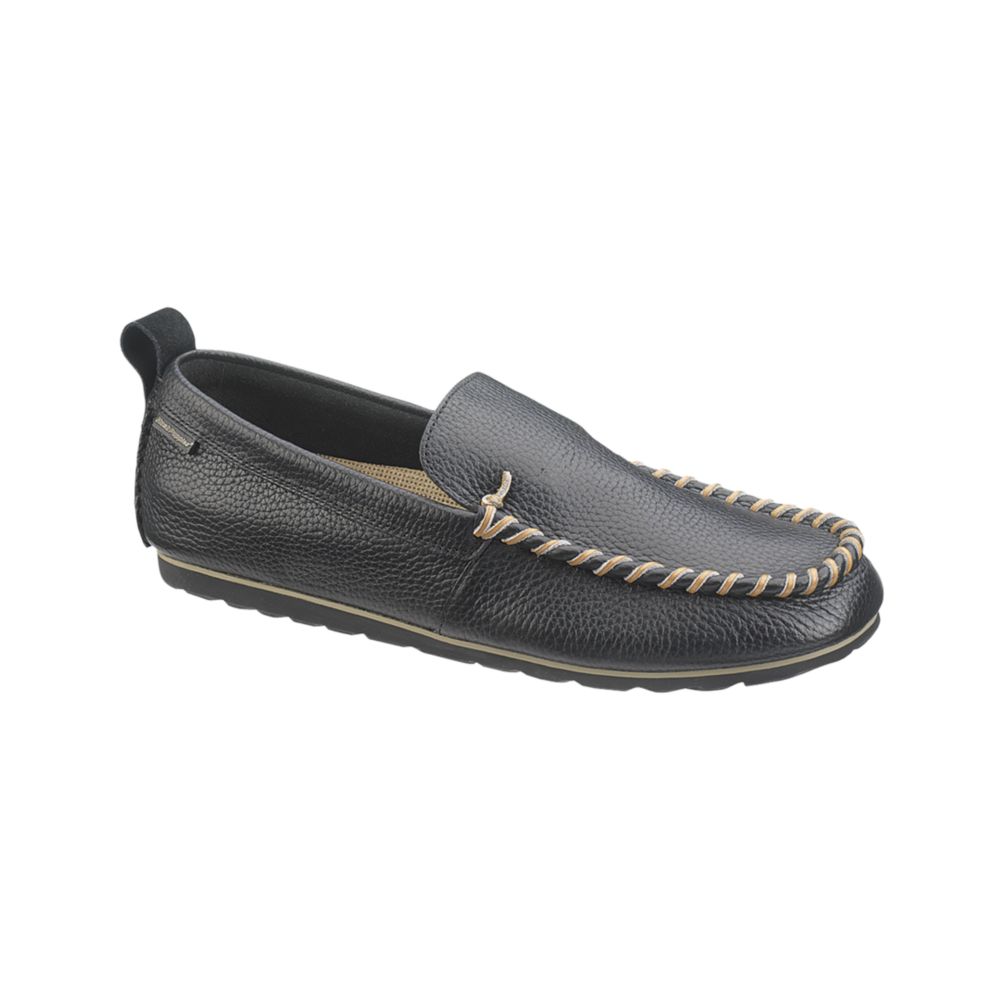 Hush PuppiesÂ® Surf Slip On Shoes in Black for Men (black leather ...