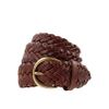 J.crew Braided Leather Boyfriend Belt in Brown (english saddle) - Lyst