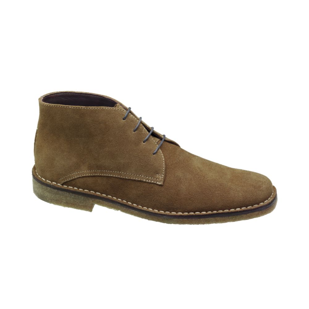 Johnston  Murphy Runnell Chukka Boots in Beige for Men (camel suede ...