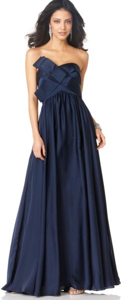 Js Collections Strapless Long Evening Dress - Lyst