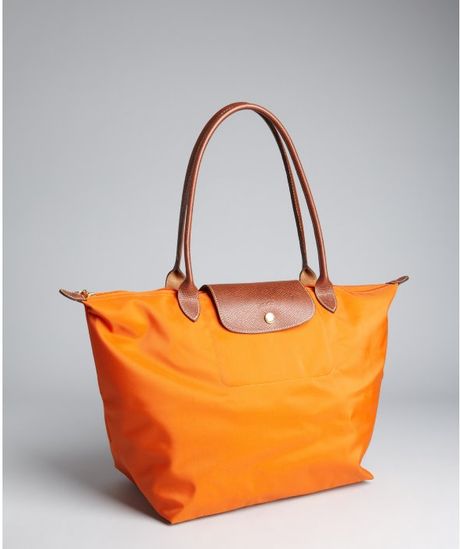 longchamp le pliage small orange