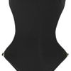Melissa Odabash Geneva Cutout Bandeau Swimsuit in Black - Lyst
