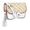 Rafe New York Leather Flap Clutch in White (w) - Lyst