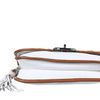 Rafe New York Leather Flap Clutch in White (w) - Lyst