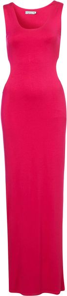 Topshop Jersey Cut Out Maxi Dress By Love - Lyst