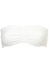 Topshop Lace Ruched Bandeau