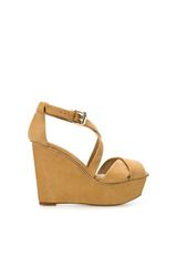 Zara Nubuck Platform Wedge