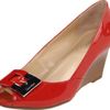 Calvin Klein Calvin Klein Womens Sue Patent Wedge Pump in Pink (pink coral) - Lyst