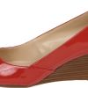 Calvin Klein Calvin Klein Womens Sue Patent Wedge Pump in Pink (pink coral) - Lyst