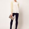 French Connection French Connection Sequin Sleeved Top in White - Lyst