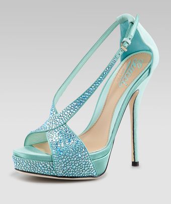  Sofia Bejeweled Platform Pump 