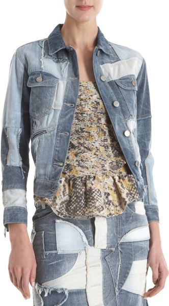 Isabel Marant Olto Jacket in Blue (denim) - Lyst