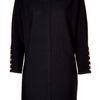Juicy Couture Black Dolman Sleeve Wool Dress in Black - Lyst