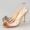 Kate Spade Sawyer Mini Sequin Slingback Pump in Pink (rose gold) - Lyst