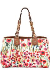 Milly Poppy-print Tote