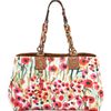 Milly Poppyprint Tote in Red (poppy print white) - Lyst