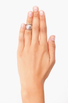 Nasty Gal Twisted Knuckle Ring - Lyst