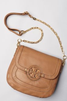 Tory Burch Amanda Pebbled Messenger - Lyst