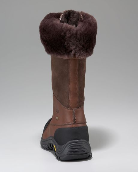 Ugg Adirondack Tall Leather Boot In Brown Obsidian Tan Lyst 5619