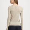 Akris Punto Vneck Wool Sweater in Beige (camel) - Lyst