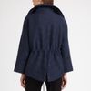 Akris Punto Stripe Parka in Blue (indigo) - Lyst