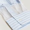 Comme Des Garçons Pin Stripe Ester Mesh Cuff Shirt in Blue for Men - Lyst