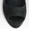 Dolce Vita Nubuck Leather Wedge Sandals in Black - Lyst