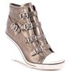 Ash Ash Thelma Clay Nappa Trainer in Gray (silver) - Lyst