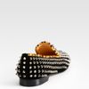 Christian Louboutin Studded Velvet Smoking Slippers in Black - Lyst