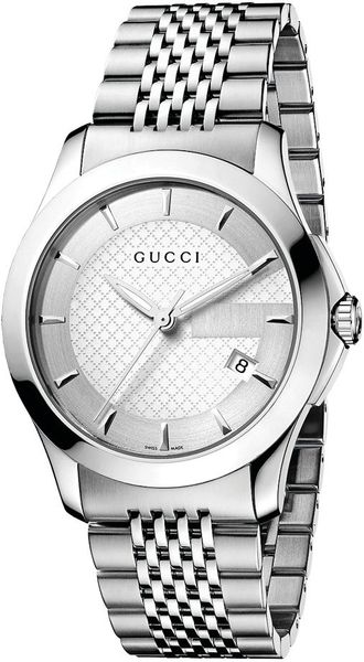 Gucci Mens Swiss Stainless Steel Bracelet Watch in Silver for Men (steel) - Lyst