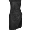 Helmut Lang Laser Leather Dress in Black - Lyst