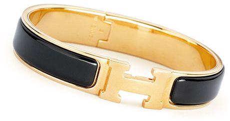 Hermes Clic H in Black - Lyst