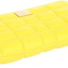 Kate Spade Kate Spade New York Signature Spade Leather Lacey Wallet in Yellow (acid yellow) - Lyst