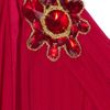 Notte By Marchesa Crystalembellished Silksatin Gown in Red - Lyst