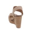 Pied A Terre Lantana P Wedge Sandals in Beige (natural) - Lyst